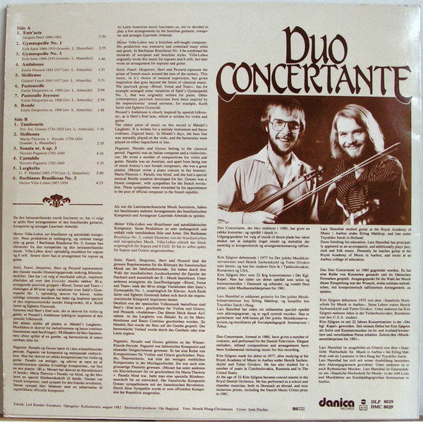 Duo Concertante : Duo Concertante (LP, Album)