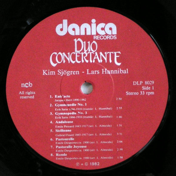 Duo Concertante : Duo Concertante (LP, Album)