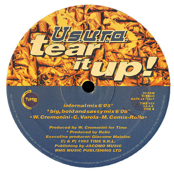 U.S.U.R.A. : Tear It Up! (12")