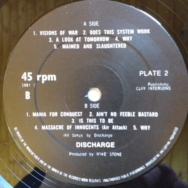 Discharge : Why (12", EP)