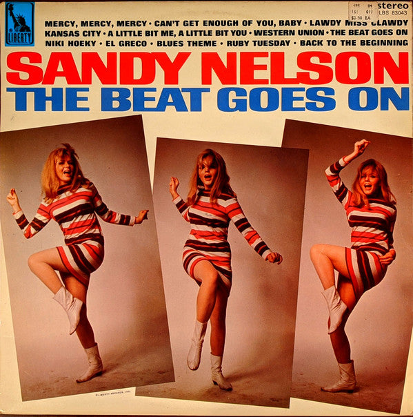 Sandy Nelson : The Beat Goes On (LP, Album)