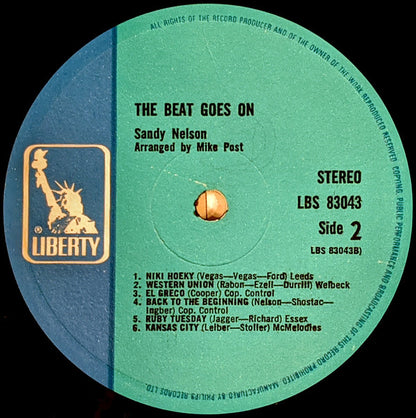 Sandy Nelson : The Beat Goes On (LP, Album)