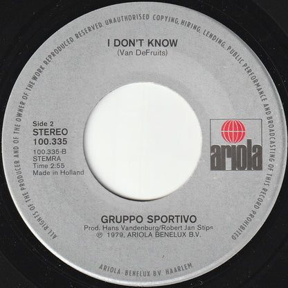 Gruppo Sportivo : Disco Really Made It (7", Single)