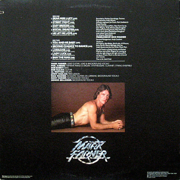 Mark Farner : Mark Farner (LP, Album, Pre)