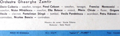 Gheorghe Zamfir : Gheorghe Zamfir Și Virtuozii Săi (LP, Album)