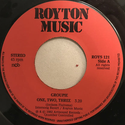 Groupie (4) : One Two Three (7", Single)