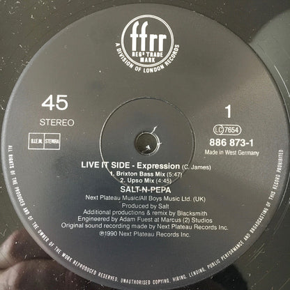 Salt 'N' Pepa : Expression (The Brixton Bass Mix) (12")