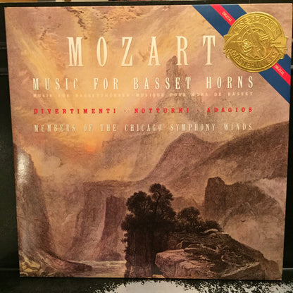 Wolfgang Amadeus Mozart - Chicago Symphony Winds : Music For Basset Horns (2xLP)
