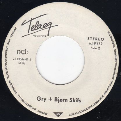 Boobs / Gry (3) + Björn Skifs : Åh Hvor Jeg, Ih Hvor Jeg, Uh Hvor Jeg Vil! / Now That You're Gone (7", Single)