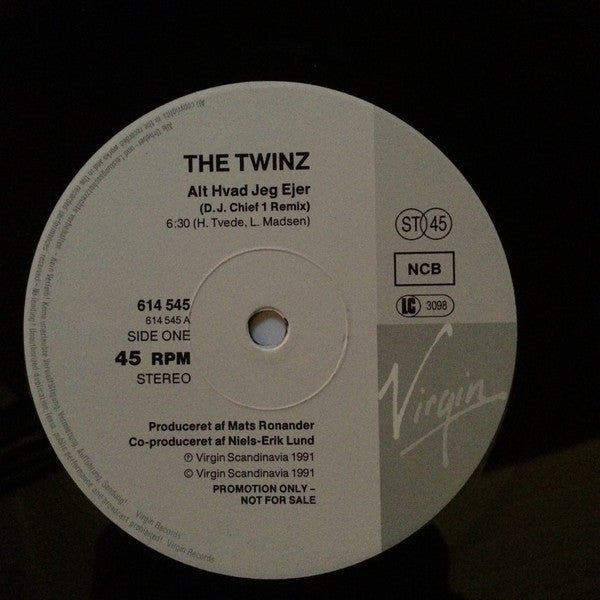 The Twinz : Alt Hvad Jeg Ejer (12", Maxi, Promo)