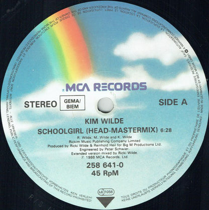 Kim Wilde : Schoolgirl (Head-Mastermix) (12")