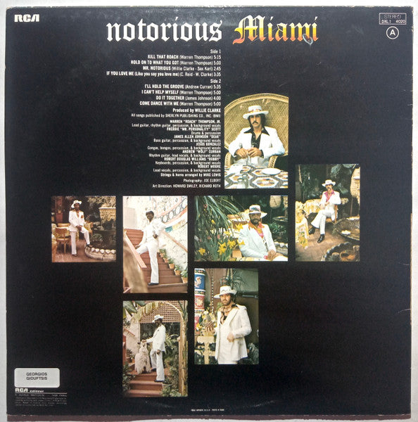 Miami : Notorious Miami (LP, Album)