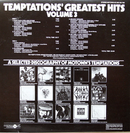 The Temptations : Greatest Hits Volume 3 (LP, Comp)