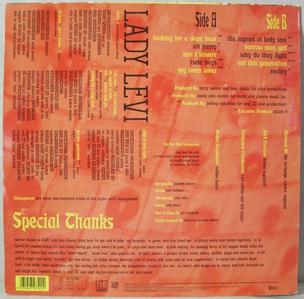 Lady Levi : The Legend Of Lady Levi (LP, Album)