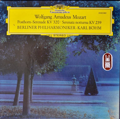 Wolfgang Amadeus Mozart / Berliner Philharmoniker, Karl Böhm : Posthorn-Serenade KV 320 / Serenata Notturna KV 239 (LP)