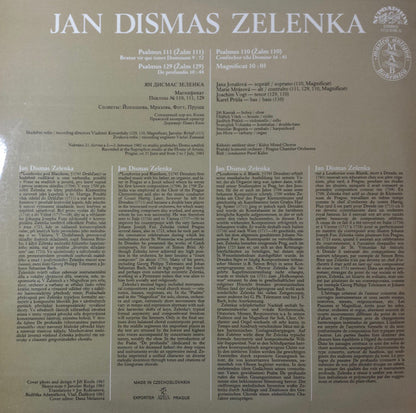 Jan Dismas Zelenka, Kühn Mixed Choir, Prague Chamber Orchestra, Pavel Kühn : Magnificat - Psalmi N°110/111/129 (LP)