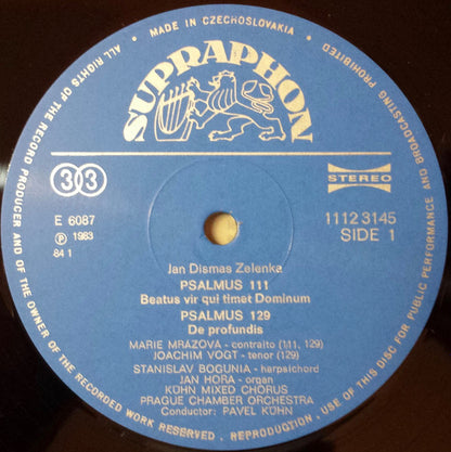 Jan Dismas Zelenka, Kühn Mixed Choir, Prague Chamber Orchestra, Pavel Kühn : Magnificat - Psalmi N°110/111/129 (LP)