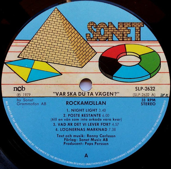 Rockamöllan : Var Ska Du Ta Vägen? (LP, Album)