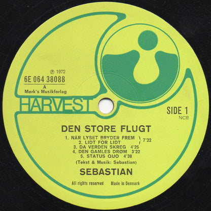 Sebastian (5) : Den Store Flugt (LP, Album)