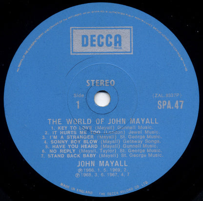 John Mayall : The World Of John Mayall (LP, Comp)