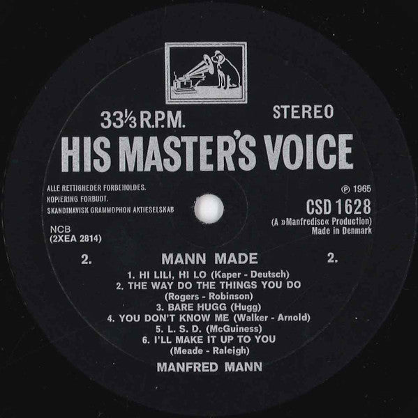 Manfred Mann : Mann Made (LP, Album)