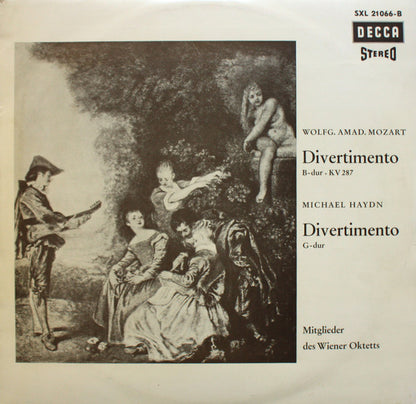 Wolfgang Amadeus Mozart / Michael Haydn - Mitglieder Des Wiener Oktetts : Divertimento B-dur KV 287 / Divertimento G-dur (LP)