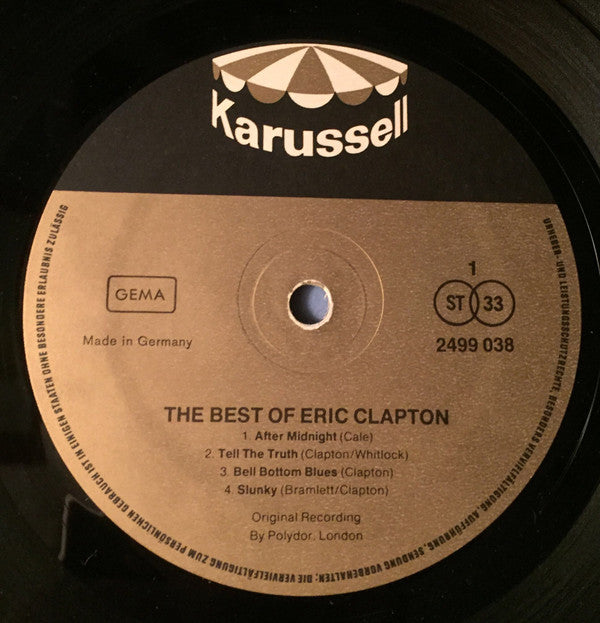 Eric Clapton : The Best Of Eric Clapton (LP, Comp)