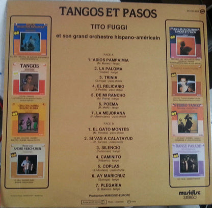 Tito Fuggi Et Son Orchestre : Tangos Et Pasos (LP, RE)