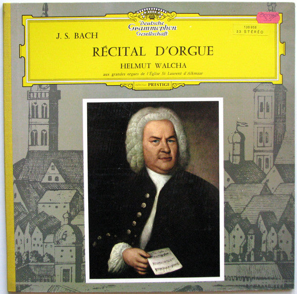 Johann Sebastian Bach – Helmut Walcha : Récital D'Orgue (LP, Album)