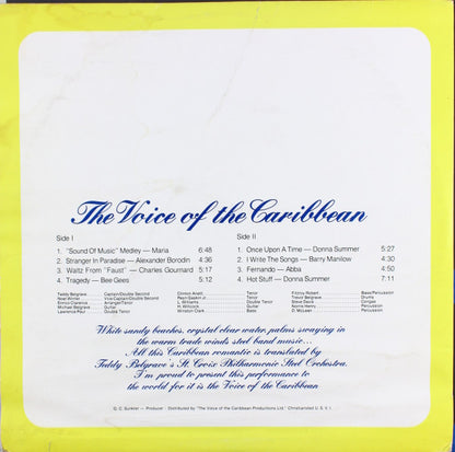St-Croix Philharmonic-Steel-Orchestra : The Voice Of The Caribean (LP)