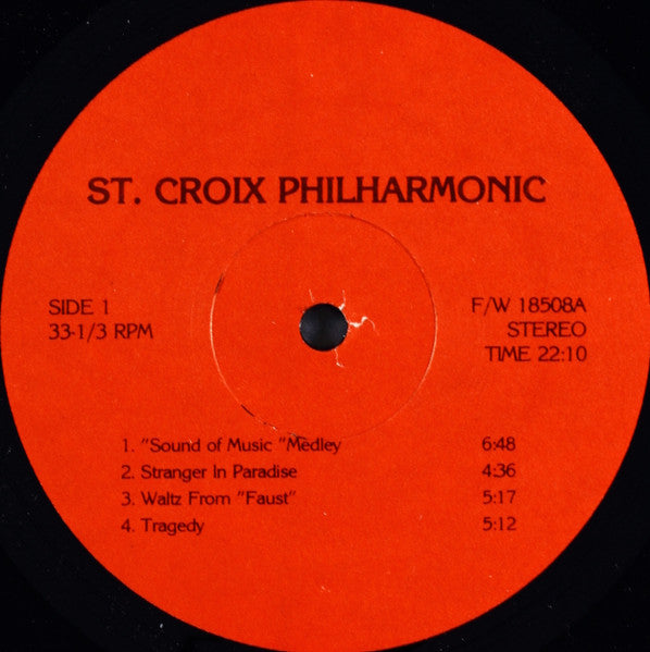 St-Croix Philharmonic-Steel-Orchestra : The Voice Of The Caribean (LP)