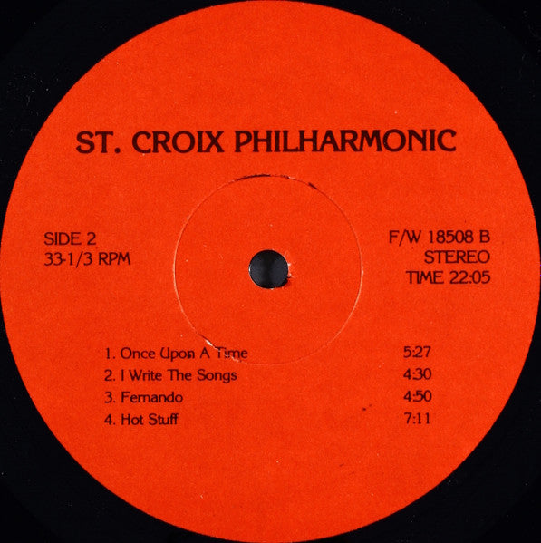 St-Croix Philharmonic-Steel-Orchestra : The Voice Of The Caribean (LP)