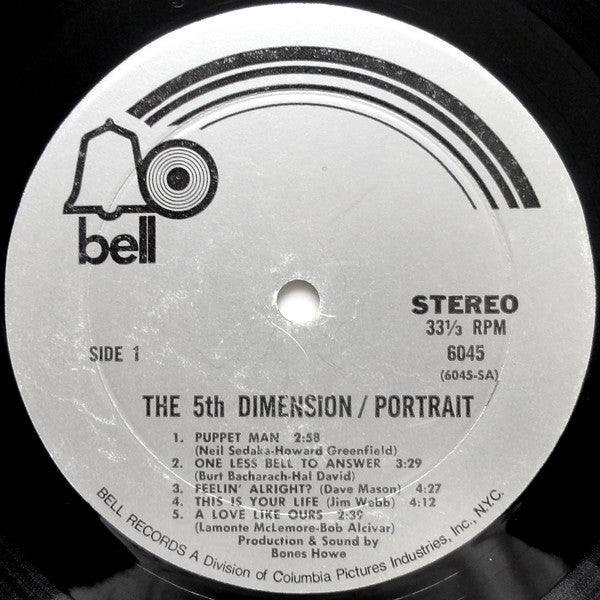 The Fifth Dimension : Portrait (LP, Album, Gat)