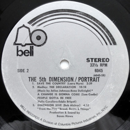 The Fifth Dimension : Portrait (LP, Album, Gat)