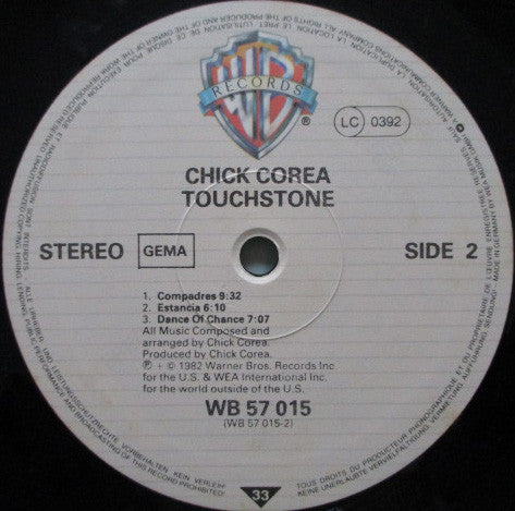 Chick Corea : Touchstone (LP, Album)