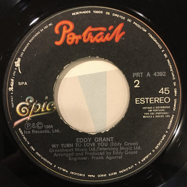 Eddy Grant : Romancing The Stone (7", Single)