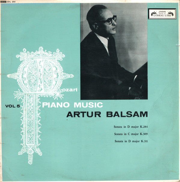 Wolfgang Amadeus Mozart - Arthur Balsam : Mozart Piano Music Vol 5 (LP)