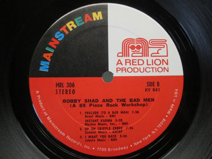 Bobby Shad And The Bad Men : A 65-Piece Rock Workshop (LP, Album, Gat)