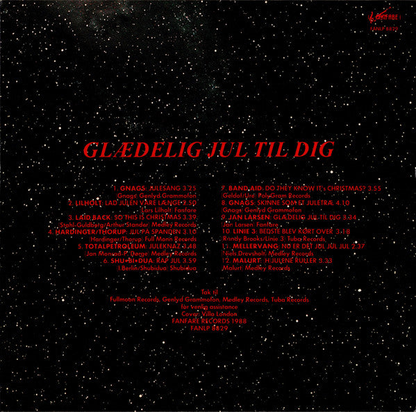 Various : Glædelig Jul Til Dig (LP, Comp)