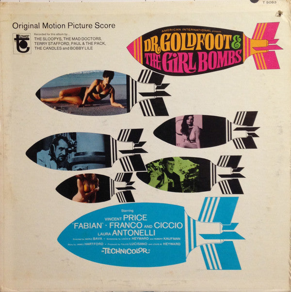 Various : Dr. Goldfoot & The Girl Bombs (LP, Album, Mono)