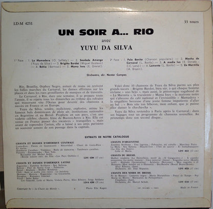 Yuyu Da Silva : Un Soir À... Rio (10", Album, Mono)