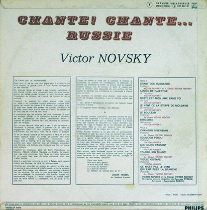 Victor Novsky : Chante! Chante...Russie (LP, Album, Gra)