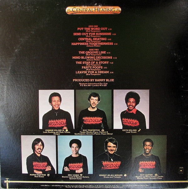 Heatwave : Central Heating (LP, Album)