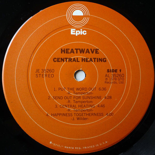 Heatwave : Central Heating (LP, Album)