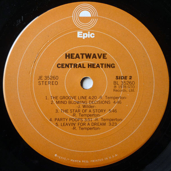 Heatwave : Central Heating (LP, Album)