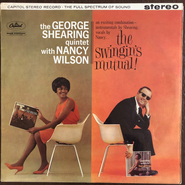 The George Shearing Quintet With Nancy Wilson : The Swingin's Mutual (LP, Album)