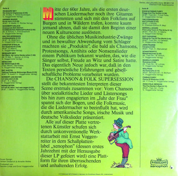 Various : Chanson & Folk Supersession Volume I (LP, Comp)