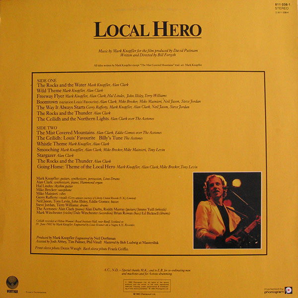 Mark Knopfler : Local Hero (LP, Album)