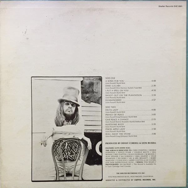 Leon Russell : Leon Russell (LP, Album, RE)