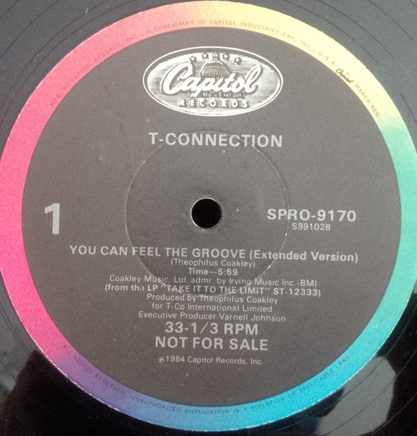 T-Connection : You Can Feel The Groove (12", Promo)